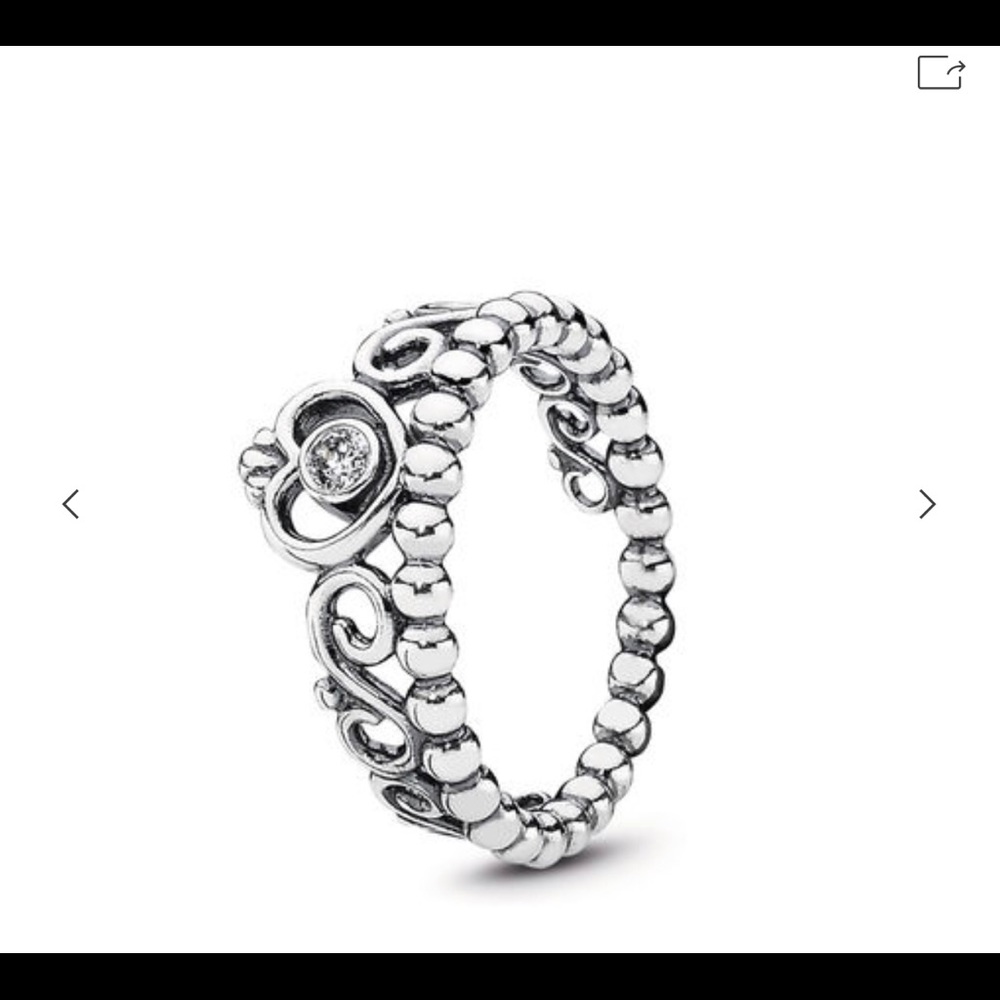 Pandora Princess Ring Size 6